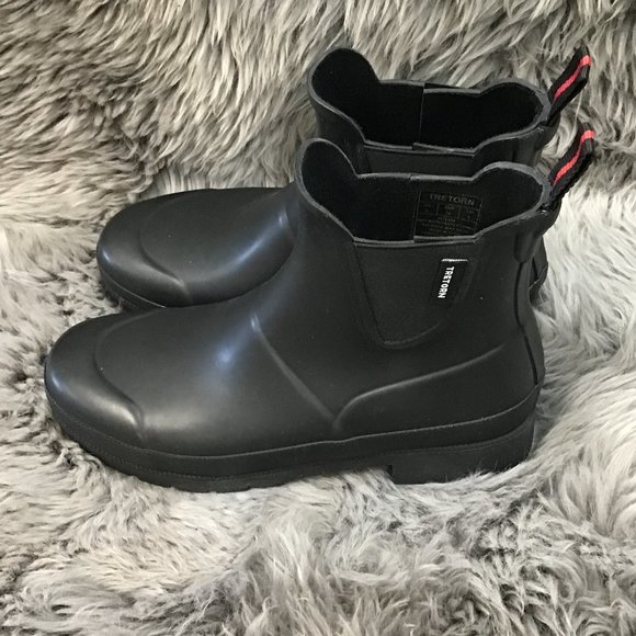 Tretorn | Women's Rubber Chelsea Boots | Lina | Black | Various Sizes - Picture 4 of 6